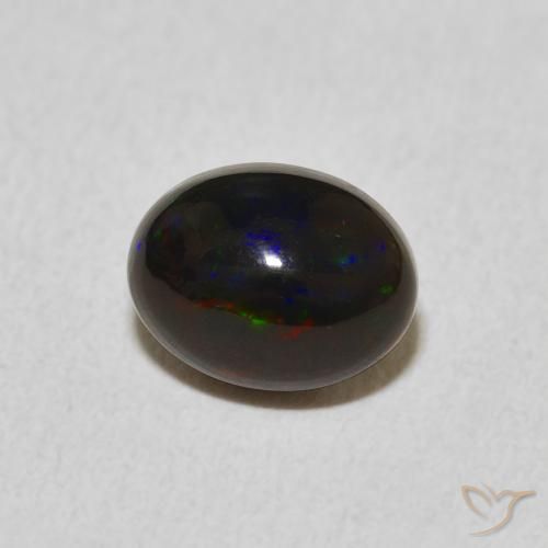 Opale Multicolore naturale da 0.86 ct, Ovale, Opaco