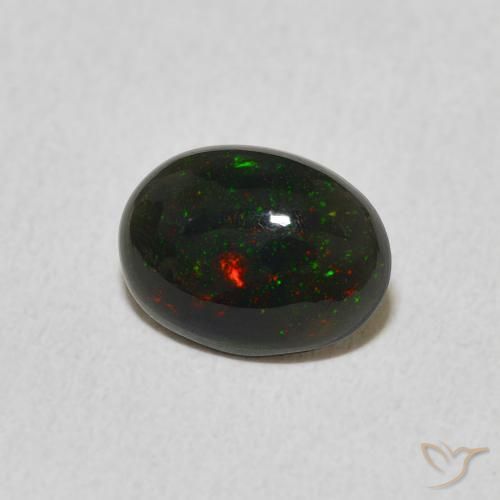 Opale Multicolore naturale da 0.58 ct, Ovale, Opaco