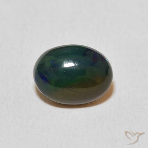 1.14ct Naturale Multicolore Opale, Ovale, Opaco