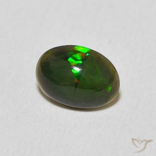 Opale Multicolore naturale da 0.58 ct, Ovale, Opaco