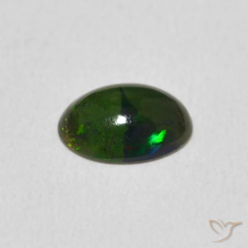 Opale Multicolore naturale da 0.58 ct, Ovale, Opaco