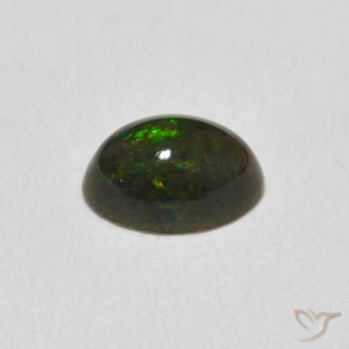 Opale Multicolore naturale da 0.62 ct, Ovale, Opaco