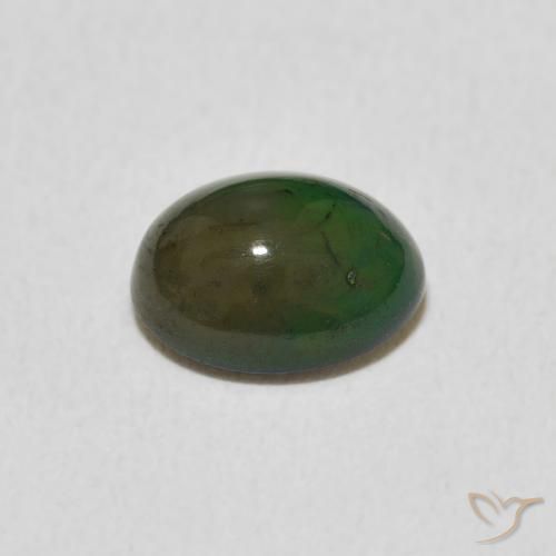 Opale Multicolore naturale da 0.86 ct, Ovale, Opaco