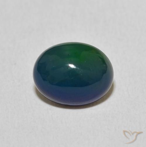 1.72ct Naturale Multicolore Opale, Ovale, Opaco, Photo A