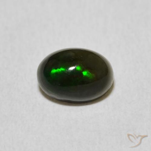 0.77ct Naturale Multicolore Opale, Ovale, Opaco