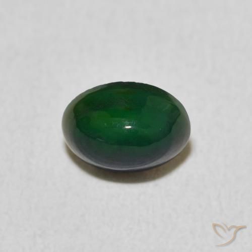 0.60ct Naturale Multicolore Opale, Ovale, Opaco