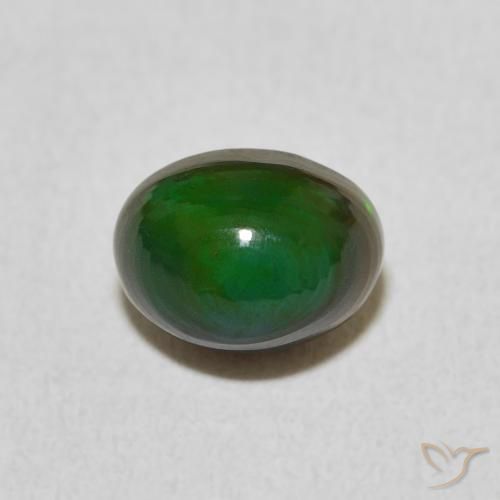 1.23ct Naturale Multicolore Opale, Ovale, Opaco