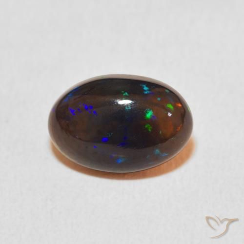 1.82ct Naturale Multicolore Opale, Ovale, Opaco
