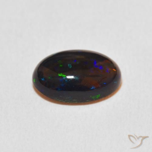 Opale Multicolore naturale da 1.82 ct, Ovale, Opaco