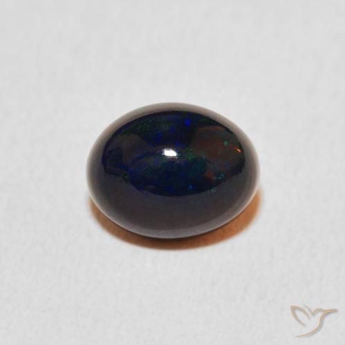 1.26ct Naturale Multicolore Opale, Ovale, Opaco