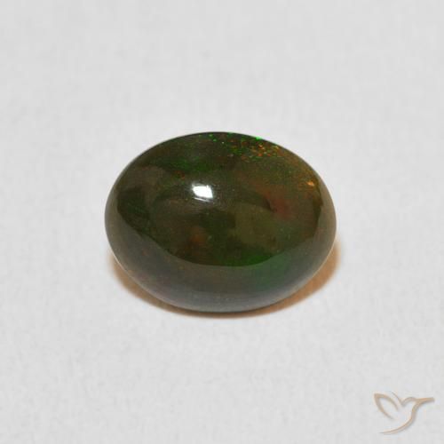 1.03ct Naturale Multicolore Opale, Ovale, Opaco