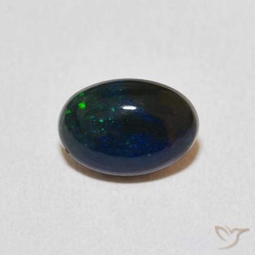 1.30ct Naturale Multicolore Opale, Ovale, Opaco