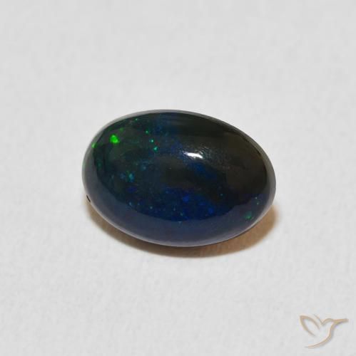 Opale Multicolore naturale da 1.30 ct, Ovale, Opaco