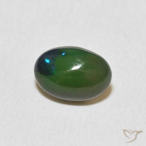 Opale Multicolore naturale da 0.91 ct, Ovale, Opaco