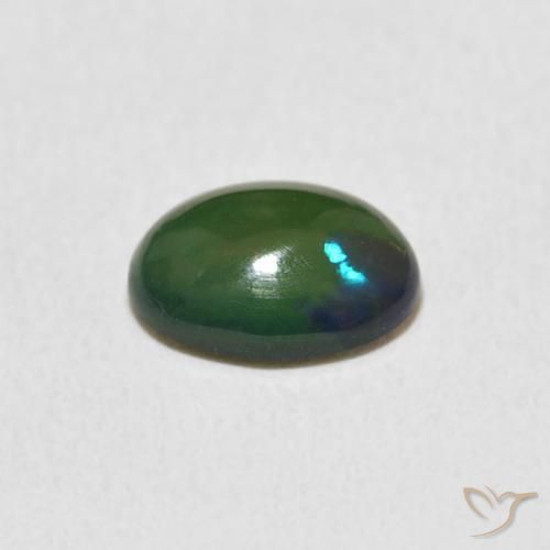 Opale Multicolore naturale da 0.91 ct, Ovale, Opaco