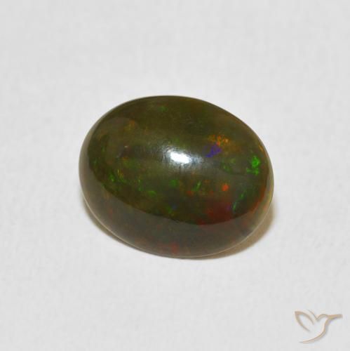 Opale Multicolore naturale da 1.11 ct, Ovale, Opaco