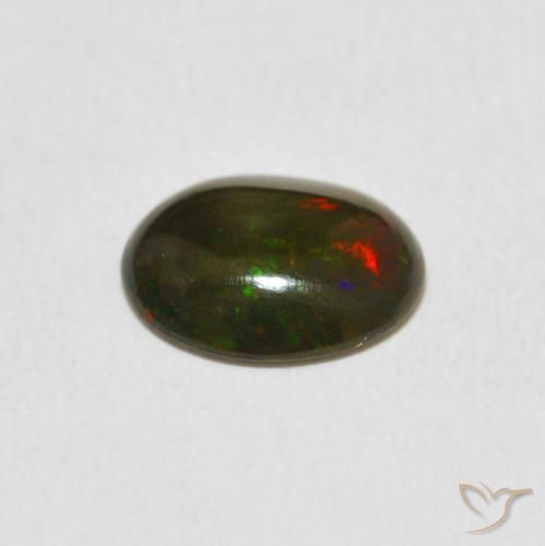 Opale Multicolore naturale da 1.11 ct, Ovale, Opaco