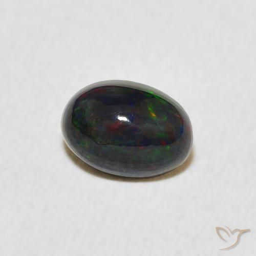 Opale Multicolore naturale da 0.46 ct, Ovale, Opaco