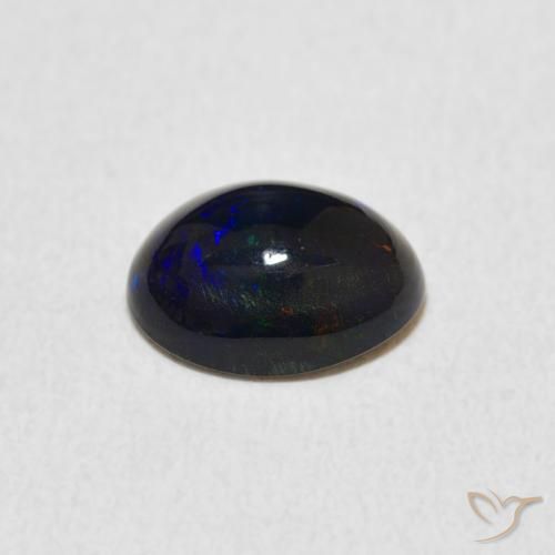 Opale Multicolore naturale da 0.82 ct, Ovale, Opaco