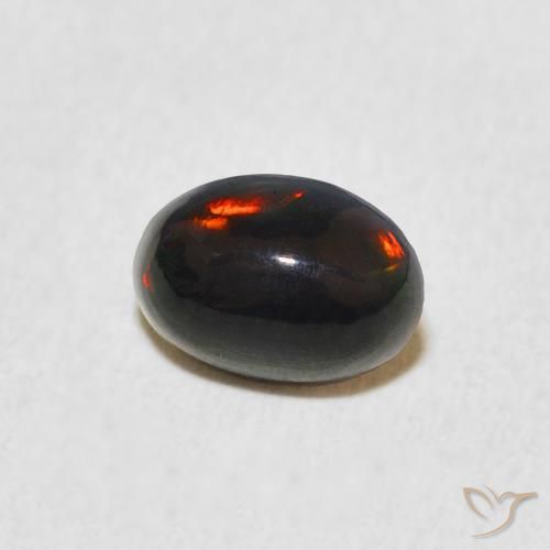 Opale Multicolore naturale da 0.42 ct, Ovale, Opaco
