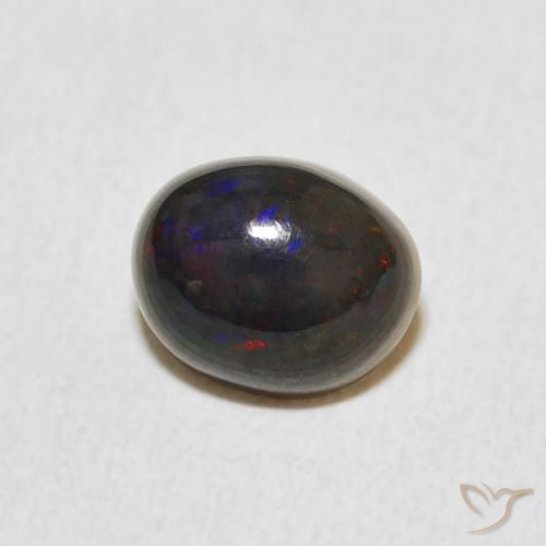 Opale Multicolore naturale da 0.91 ct, Ovale, Opaco