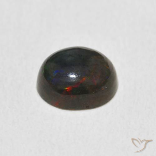 Opale Multicolore naturale da 0.91 ct, Ovale, Opaco