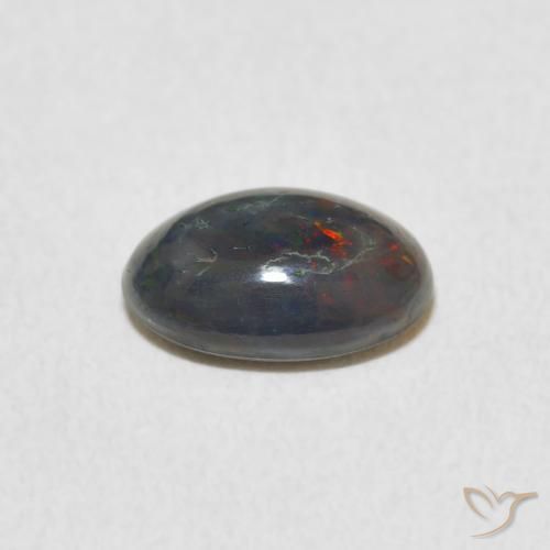 Opale Multicolore naturale da 0.87 ct, Ovale, Opaco