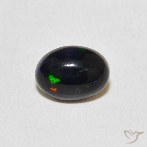 0.51ct Naturale Multicolore Opale, Ovale, Opaco