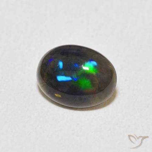 Opale Multicolore naturale da 0.61 ct, Ovale, Opaco