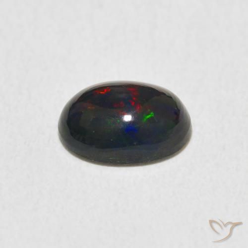 Opale Multicolore naturale da 0.85 ct, Ovale, Opaco
