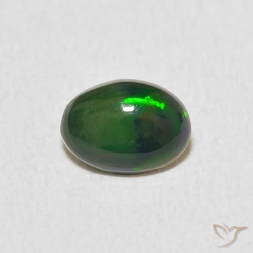 0.42ct Naturale Multicolore Opale, Ovale, Opaco