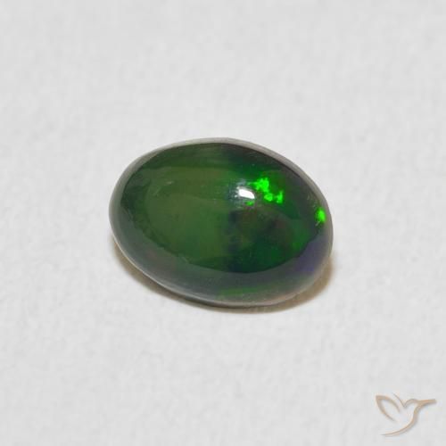 Opale Multicolore naturale da 0.42 ct, Ovale, Opaco