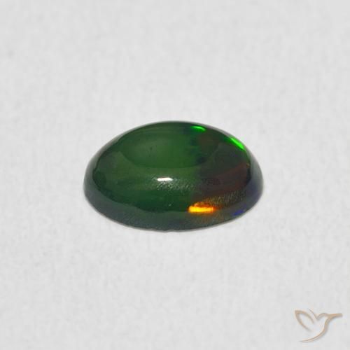 Opale Multicolore naturale da 0.42 ct, Ovale, Opaco