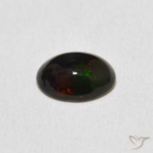 Opale Multicolore naturale da 0.64 ct, Ovale, Opaco