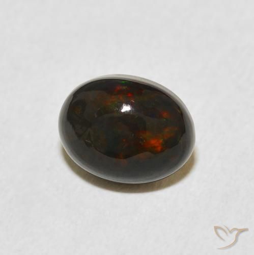 Opale Multicolore naturale da 1.39 ct, Ovale, Opaco