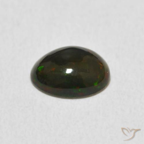 Opale Multicolore naturale da 0.75 ct, Ovale, Opaco