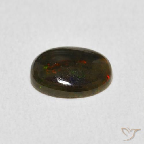 Opale Multicolore naturale da 0.81 ct, Ovale, Opaco