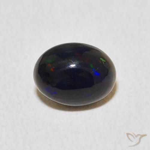 0.73ct Naturale Multicolore Opale, Ovale, Opaco