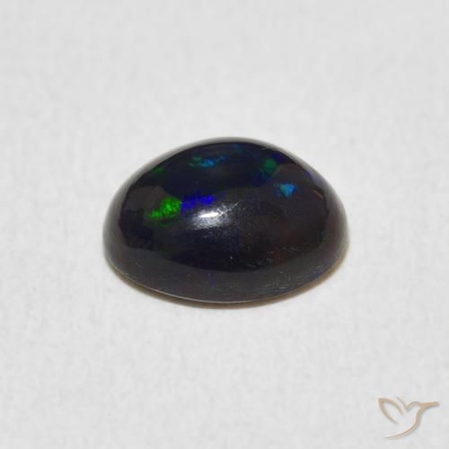 Opale Multicolore naturale da 0.73 ct, Ovale, Opaco