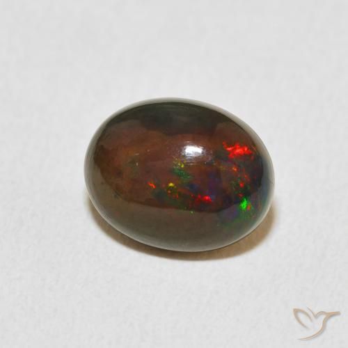 Opale Multicolore naturale da 1.72 ct, Ovale, Opaco