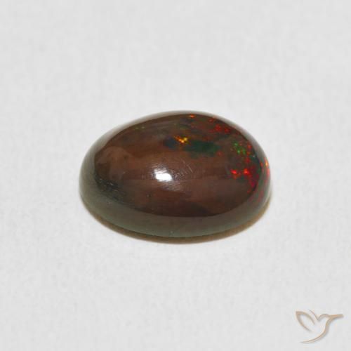 Opale Multicolore naturale da 1.72 ct, Ovale, Opaco
