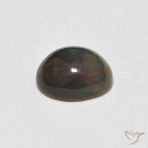 Opale Multicolore naturale da 1.24 ct, Ovale, Opaco