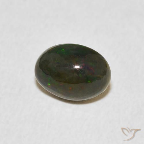 Opale Multicolore naturale da 0.79 ct, Ovale, Opaco