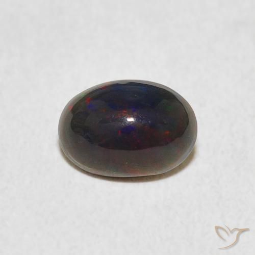0.56ct Naturale Multicolore Opale, Ovale, Opaco