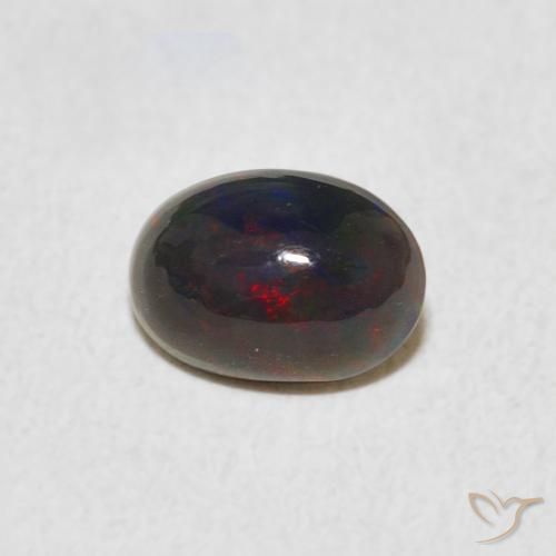 Opale Multicolore naturale da 0.56 ct, Ovale, Opaco