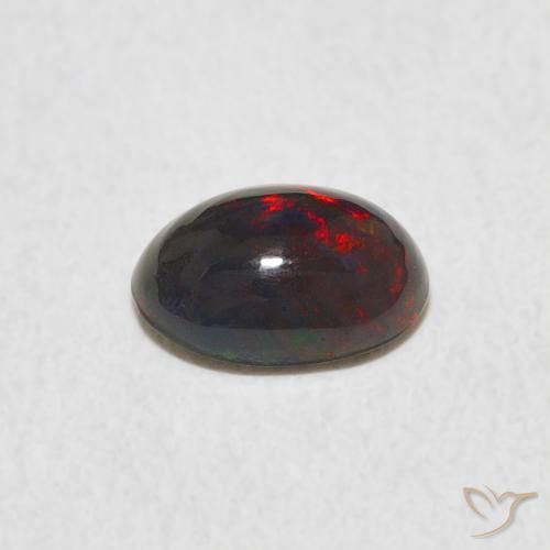 Opale Multicolore naturale da 0.56 ct, Ovale, Opaco