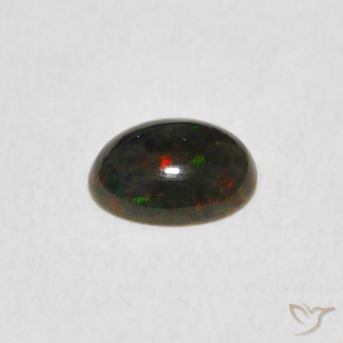 Opale Multicolore naturale da 0.67 ct, Ovale, Opaco