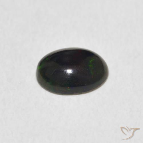 Opale Multicolore naturale da 0.60 ct, Ovale, Opaco
