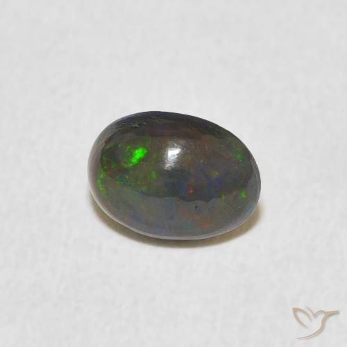 Opale Multicolore naturale da 0.48 ct, Ovale, Opaco