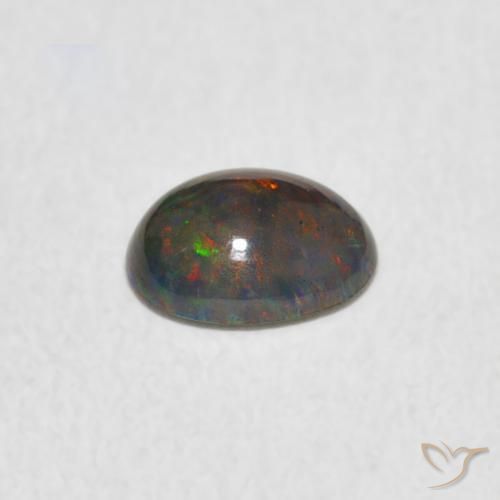 Opale Multicolore naturale da 0.48 ct, Ovale, Opaco
